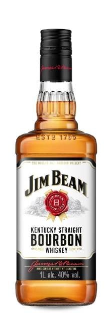 Jim Beam White Label Bourbon Whiskey